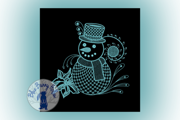 Dazzling Poinsettia Snowman Design Review