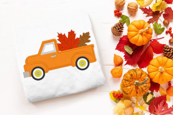 Review: Autumn Leaves Vintage Truck Applique