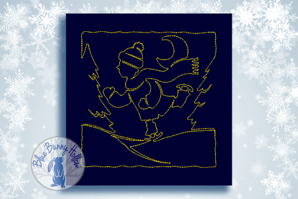 Review: Christmas Quilt Block-Skater Design