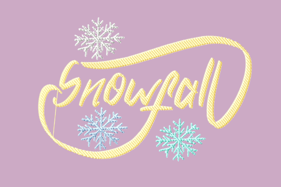 Snowfall Charming Lettering: A Designer’s Holiday Review